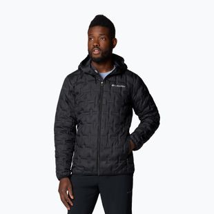 Herren Columbia Delta Ridge II Down Hooded Jacke schwarz
