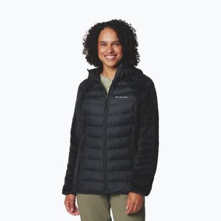 Damen Hybridjacke Columbia Powder Lite II Sherpa Hybrid schwarz