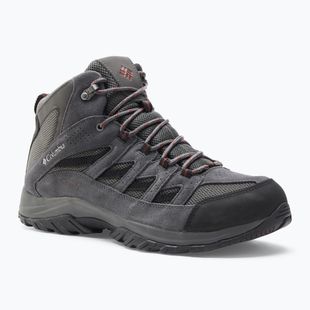 Columbia Crestwood Mid Wp V2 dunkelgrau/tief rost Herren-Trekkingstiefel