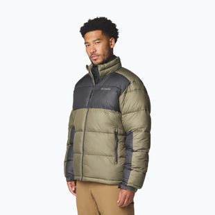Herren gefütterte Jacke Columbia Pike Lake II stone green/shark