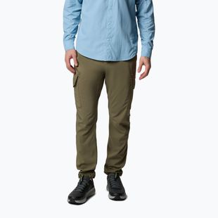 Trekkinghose Herren Columbia Skien Valley Cargo stone green