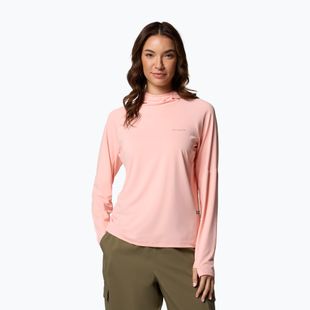 Hoodie Damen Columbia Skien Valley Hoodie pink sand