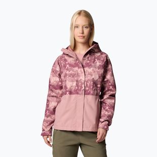 Hybridjacke Damen Columbia Hikebound Printed eraser pink deco/como print