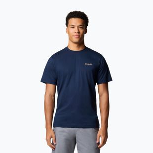 Shirt Herren Columbia Kettle River Back Graphic Tee collegiate navy