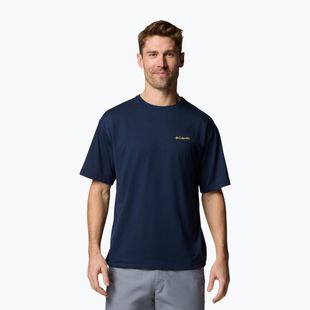 Shirt Herren Columbia Cedar Trail Back Graphic Tee collegiate navy