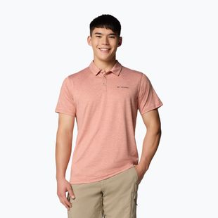 Shirt Herren Columbia Tech Trail Utility Polo tuscan heather