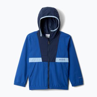 Windjacke Kinder Columbia Spire Valley Windbreaker mountain blue/collegiate navy/ripple blue