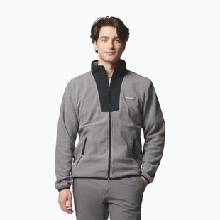 Herren-Fleecejacke Columbia Sequoia Grove FZ Fleece city grey heather/black