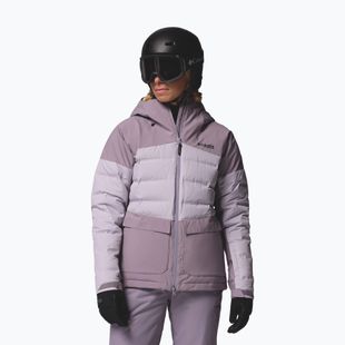 Damen-Skijacke Columbia Glacier Ridge Down shale purple/lavender pearl