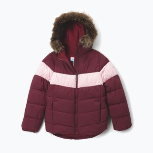 Kinder-Skijacke Columbia Arctic Blast III rich wine/satin pink
