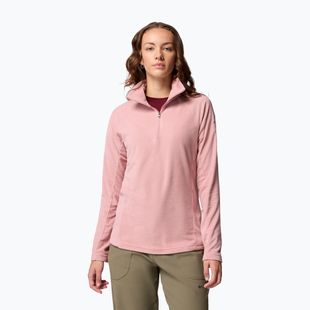 Damen Fleecejacke Columbia Glacial IV 1/2 Zip eraser pink