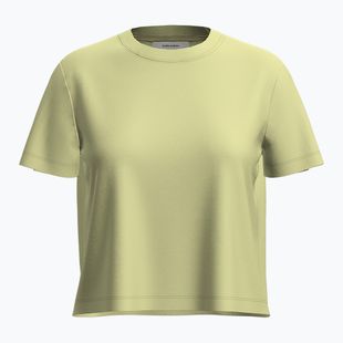 Trekking Shirt Damen icebreaker Merino 150 Tech Lite III SS Crop Tee citrine