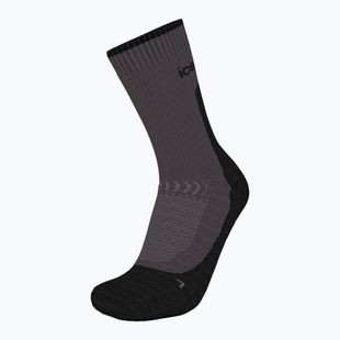 Trekking Socken Damen icebreaker Merino Hike+ Light Crew obsidian/black