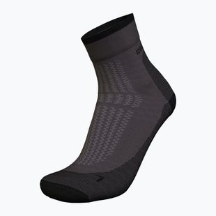 Trekking Socken Damen icebreaker Merino Hike+ Ultralight Quarter obsidian/black