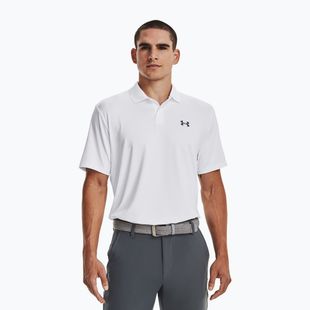 Polohemd Herren Under Armour Matchplay Polo white/pitch gray