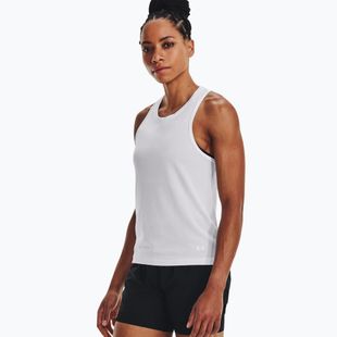 Women's Under Armour Nahtlose Stride Singlet Laufshirt weiß 1375697