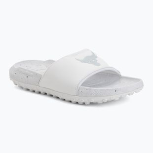 Badelatschen Under Armour Rock 3 black/white clay