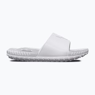 Badelatschen Under Armour Rock 3 black/white clay