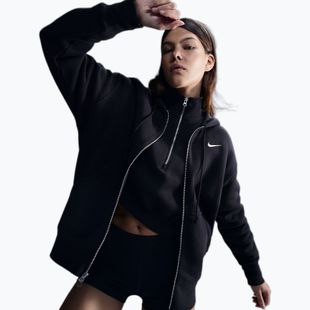 Damen-Sweatshirt Nike Sportswear Phoenix Fleece Black/Sail