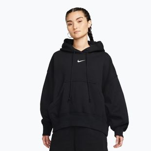 Damen Sweatshirt Nike Sportswear Phoenix Fleece Oversized black/sail