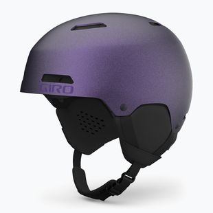 Giro Ledge FS Skihelm mattschwarz/violett pearl