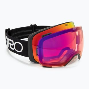 Skibrille Giro Comp black wordmark/vivid ember/vivid infrared