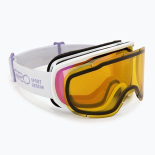 Skibrille Rossignol Otava S white/persimmon