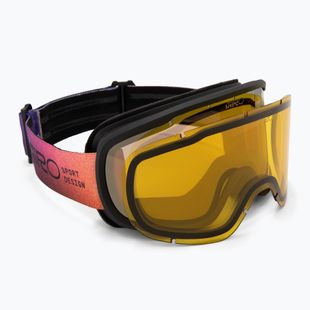 Skibrille Giro Roam purple faded/amber gold/yellow