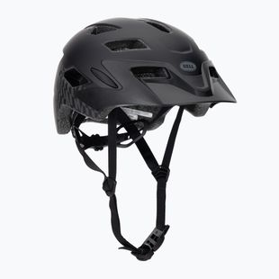 Bell Sidetrack Kinderfahrradhelm wellenförmige Karos/Mattschwarz