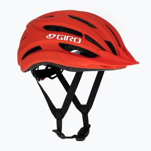 Giro Register II matt leuchtend rot/weißer Fahrradhelm