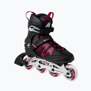 Inline-Skates Damen K2 Freedom III 8 Alu schwarz-rosa 3H621.1.1.65