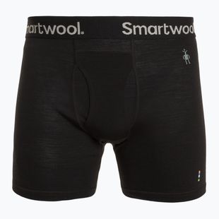 Thermoaktive Boxershorts Herren Smartwool Merino Boxer Brief black