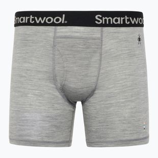 Thermoaktive Boxershorts Herren Smartwool Merino Boxer Brief light gray heather