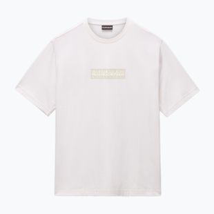 Herren T-Shirt Napapijri S-Box Logo white whisper