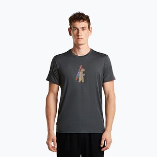 Herren-T-Shirt icebreaker Merino 150 Tech Lite Bear Tour bsidian