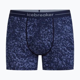 Thermo-Boxershorts für Herren Icebreaker Merino 150 Anatomica Moss Bloom midnight navy/aop