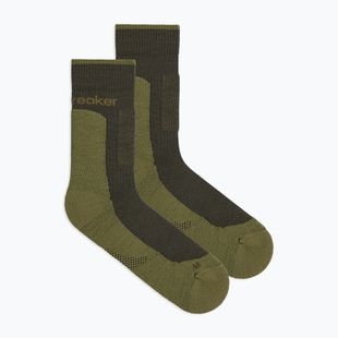 Herren­socken Icebreaker Merino Hike+ Medium Crew dark loden/sphagnum
