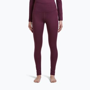 Damen Thermohose Icebreaker Merino 200 Oasis High Rise Leggins dark berry