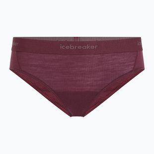Damen Funktionsunterhose Icebreaker Merino 125 Cool-Lite Sprite Hipster dark berry