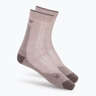 Damen Socken Icebreaker Merino Hike+ Ultralight Quarter pink quartz/porcini