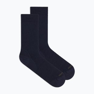 Damensocken Icebreaker Lifestyle Fine Gauge Crew midnight navy/dark loden