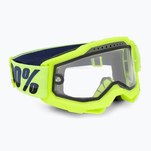 100% Accuri 2 Enduro MTB fluo/gelb/klar Fahrradbrille