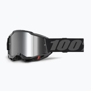 Fahrradbrille 100% Accuri 2 black/silver mirror