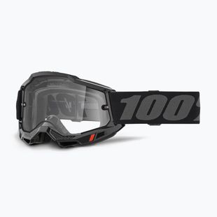 Kinder Fahrradbrille 100% Accuri 2 Junior black/clear