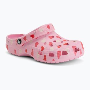 Badelatschen Crocs Classic Valentines Day Clog flamingo