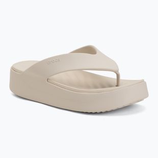 Damen Zehentrenner Crocs Gateway Platform stucco