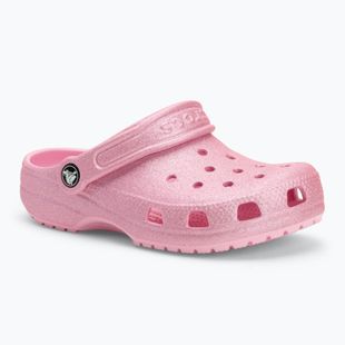 Badeschuhe Kinder Crocs Classic Glitter Clog Kids pink tweed glitter