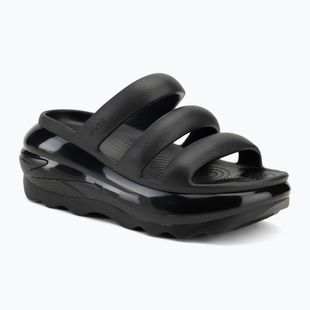 Crocs Mega Crush Dreifach-Riemen Flip-Flops schwarz