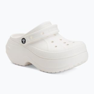 Damenbadelatschen Crocs Bella white