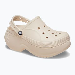 Damenbadelatschen Crocs Bella Winter White